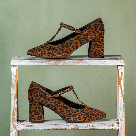 Drew: Luxe Leopard Suede Shoes Sole Bliss