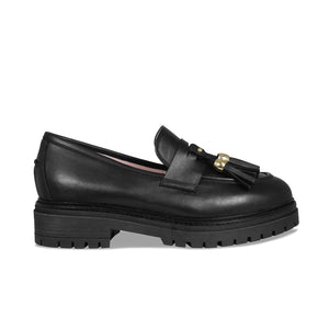 Fame: Black Leather Shoes Sole Bliss