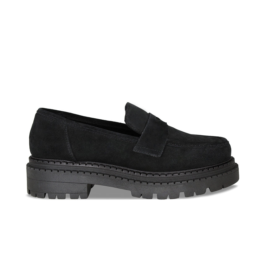 Fawn: Black Suede Shoes Sole Bliss