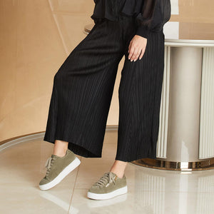 Feather: Khaki Suede Shoes Sole Bliss