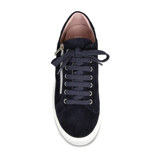 Feather: Navy Suede Shoes Sole Bliss