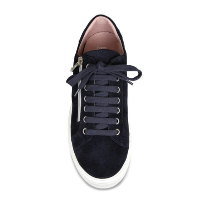 Feather: Navy Suede Shoes Sole Bliss