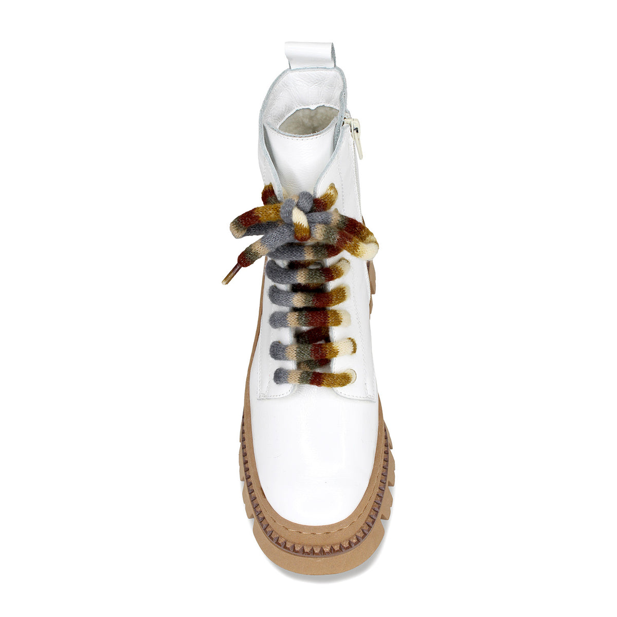 Fjord: White Patent Boots Sole Bliss