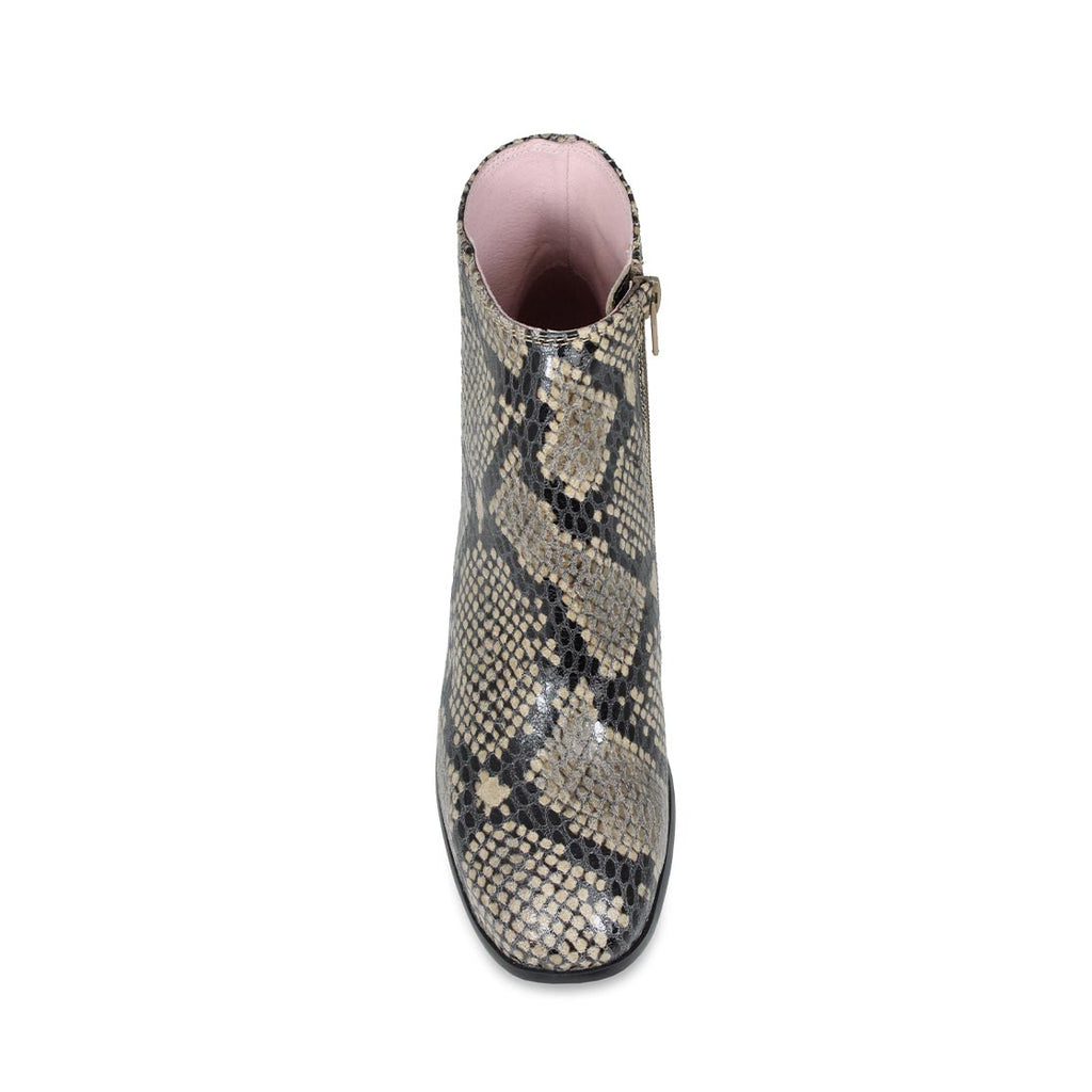Frankie: Snake Print- Fashion Ankle Boots for Bunions | Sole Bliss