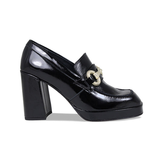 Genevieve: Black Patent Leather Boots Sole Bliss