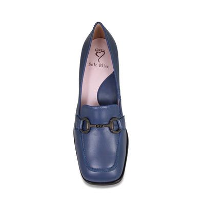 Giselle: Denim Leather Shoes Sole Bliss