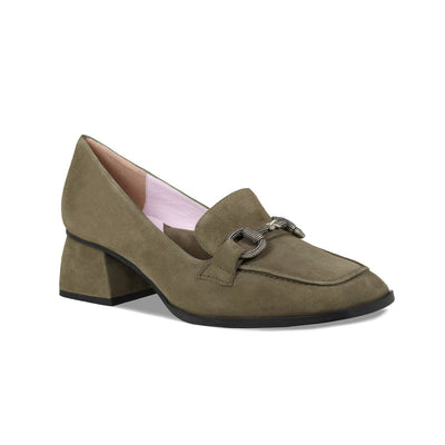 Giselle: Khaki Suede