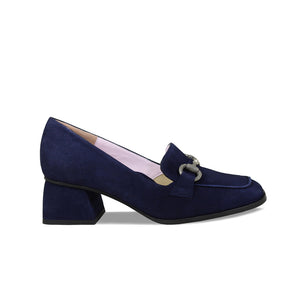 Giselle: Navy Suede Shoes Sole Bliss