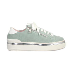 Glee: Sage Green Suede Shoes Sole Bliss