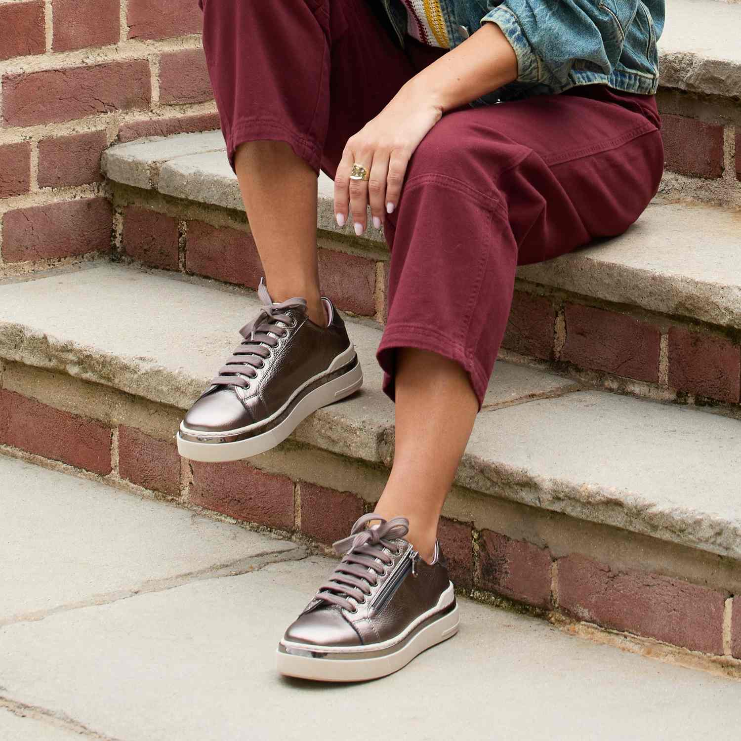 Glee: Bronze Leather Shoes Sole Bliss
