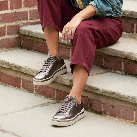 Glee: Bronze Leather Shoes Sole Bliss