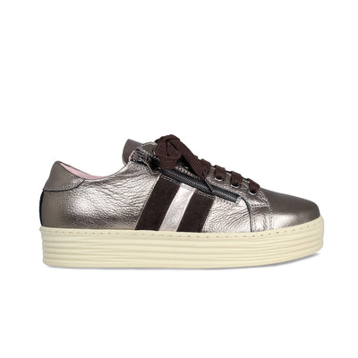 Hampton Stripe: Bronze Leather & Brown Shoes Sole Bliss