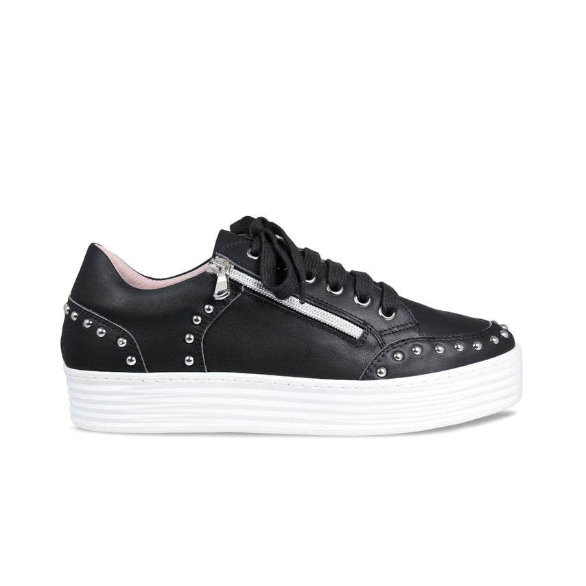 Haven: Black Leather Shoes Sole Bliss