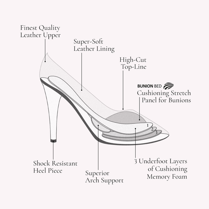 Fonda: Black Leather & Patent Shoes Sole Bliss