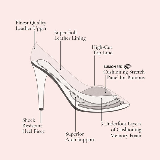 Maxine: Black Leather Shoes Sole Bliss