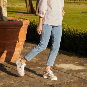 Hero: Blush Leather Shoes Sole Bliss