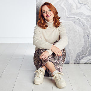 Honey: Cream Leather & Shearling Shoes Sole Bliss