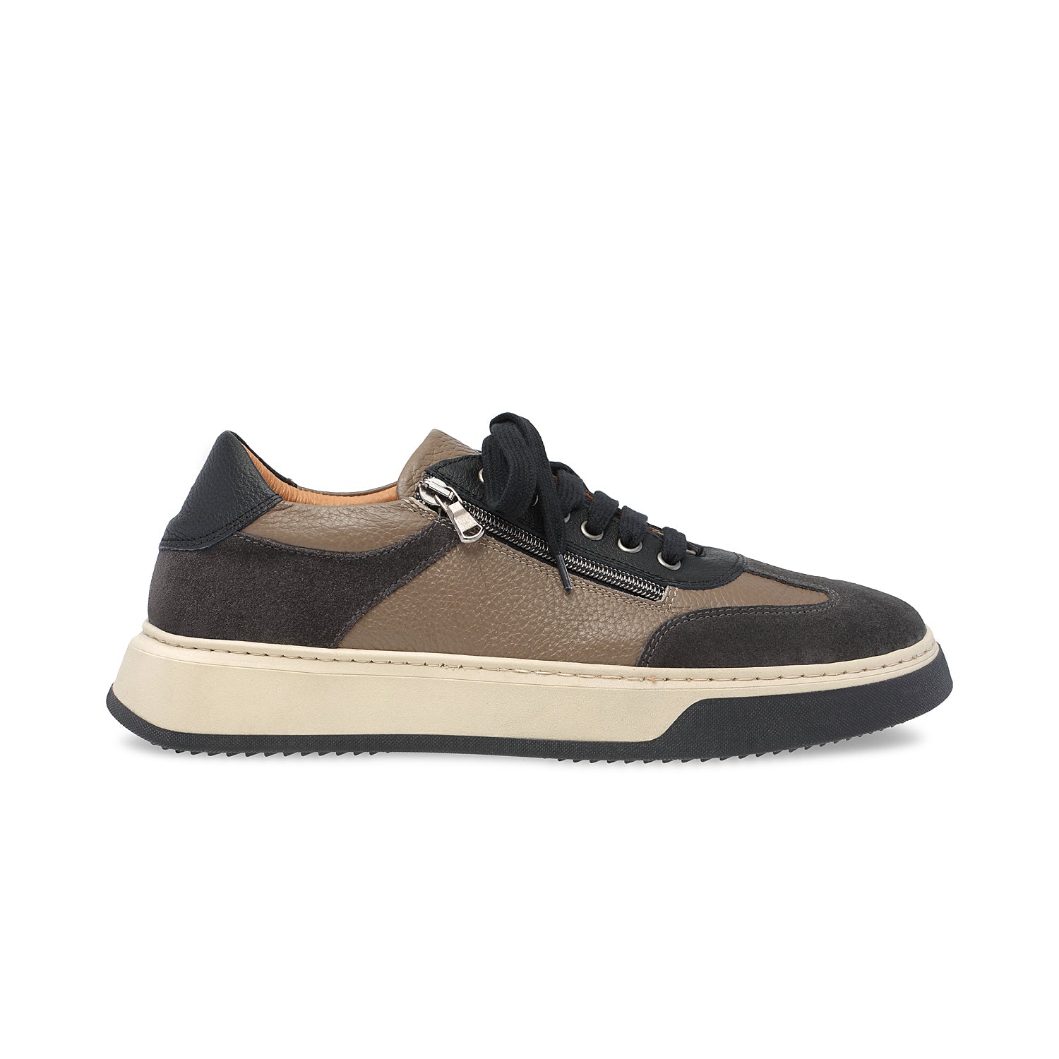 Samson Grey Taupe & Leather