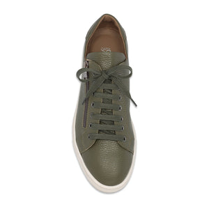 Stride: Khaki Leather | Men's Trainers for Plantar Fasciitis Shoes Sole Bliss