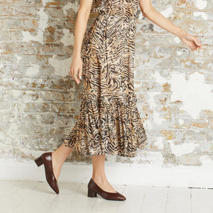 Ingrid: Chestnut Leather Shoes Sole Bliss