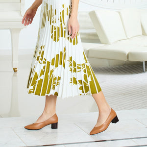 Ingrid: Tan Leather Shoes Sole Bliss