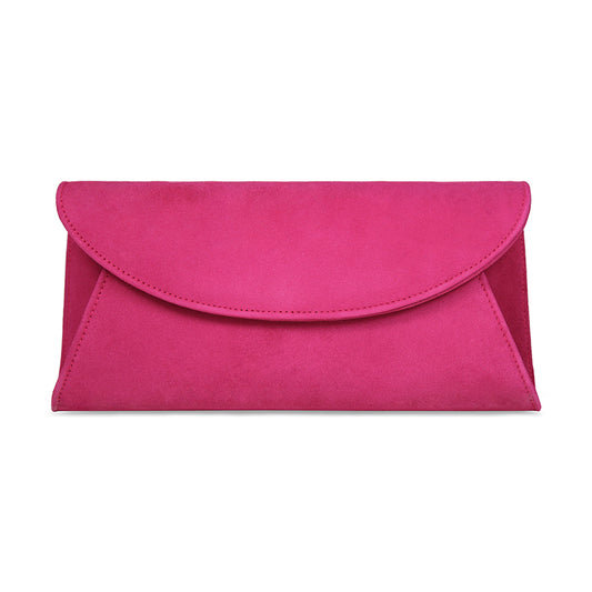 Jenna: Hot Pink Suede Bags Sole Bliss