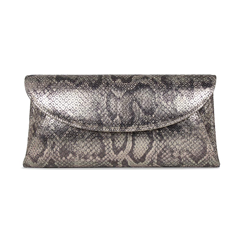Jenna Snake Print Leather