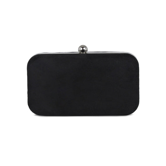 Jewel: Black Suede & Silver Bags Sole Bliss