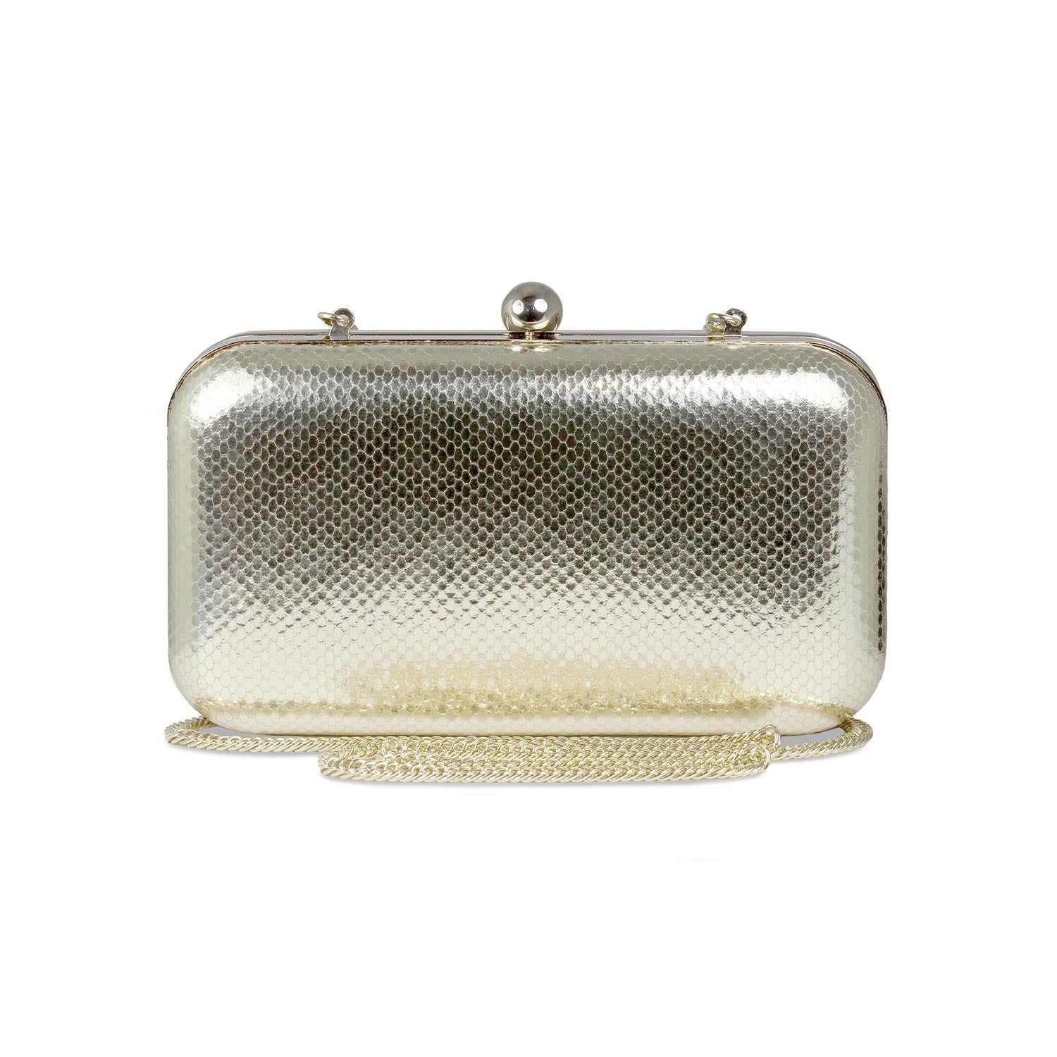 Jewel: Gold Snake Print Leather Bags Sole Bliss