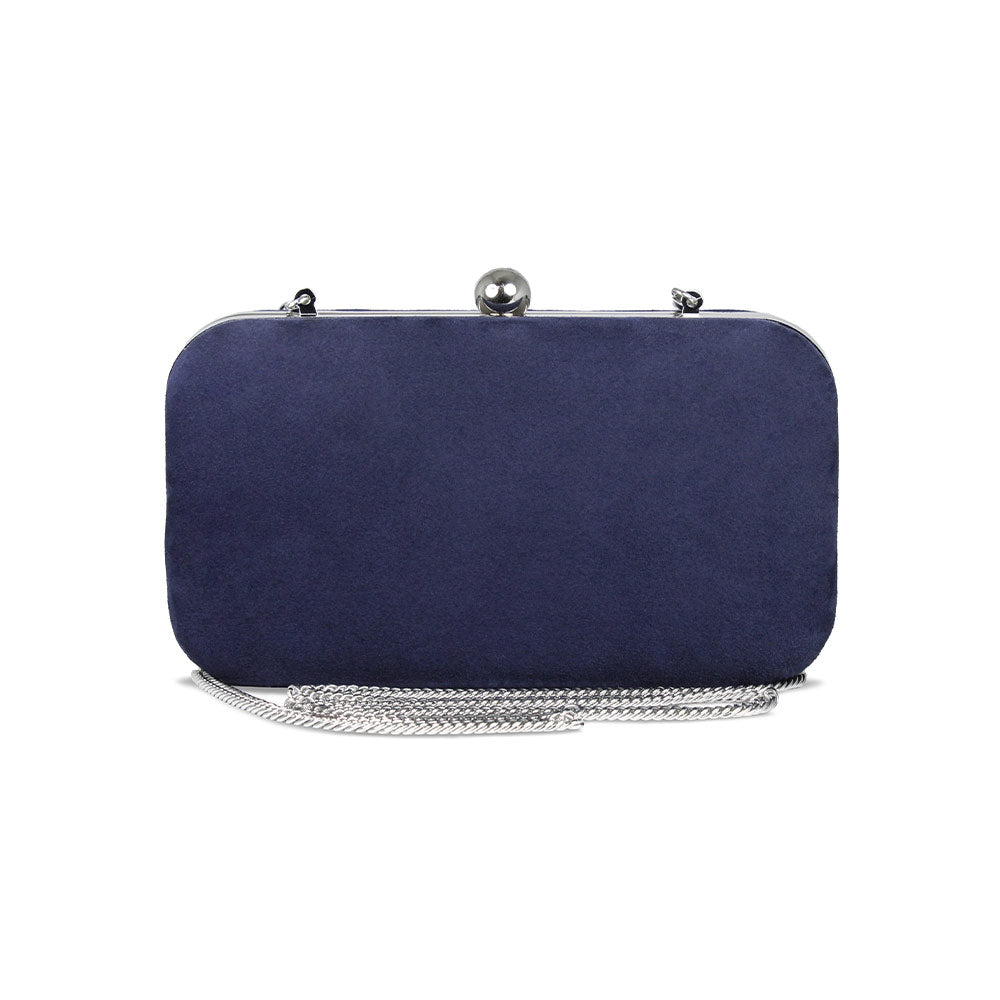 Jewel: Navy Suede Bags Sole Bliss