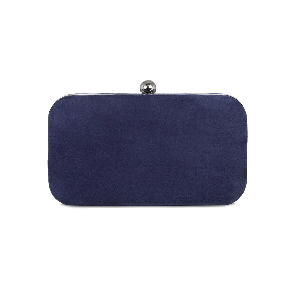 Jewel: Navy Suede Bags Sole Bliss
