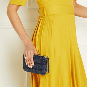 Jewel: Navy Tweed Bags Sole Bliss