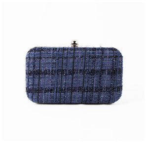 Jewel: Navy Tweed Bags Sole Bliss