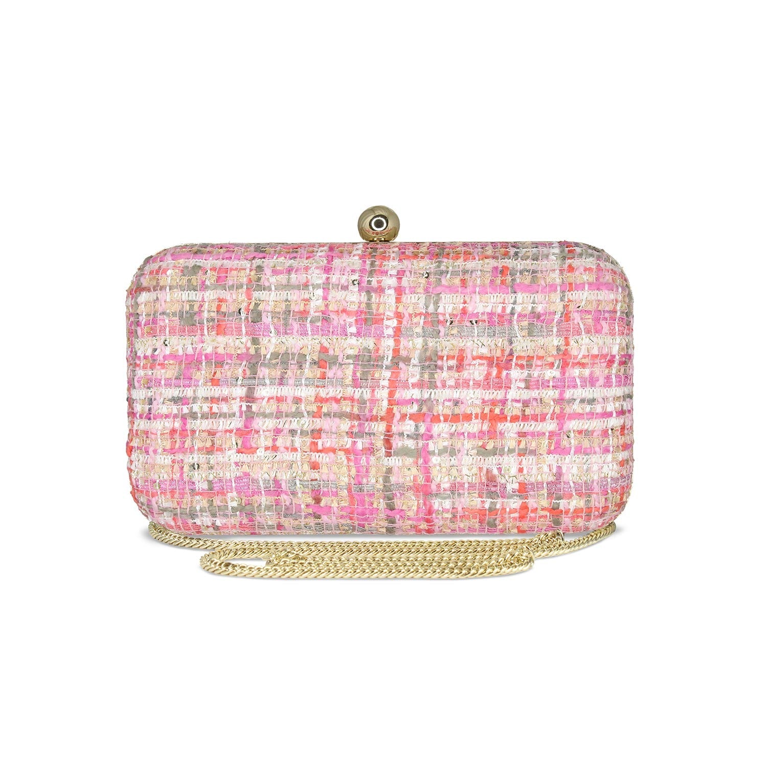 Jewel: Pink Tweed Bags Sole Bliss