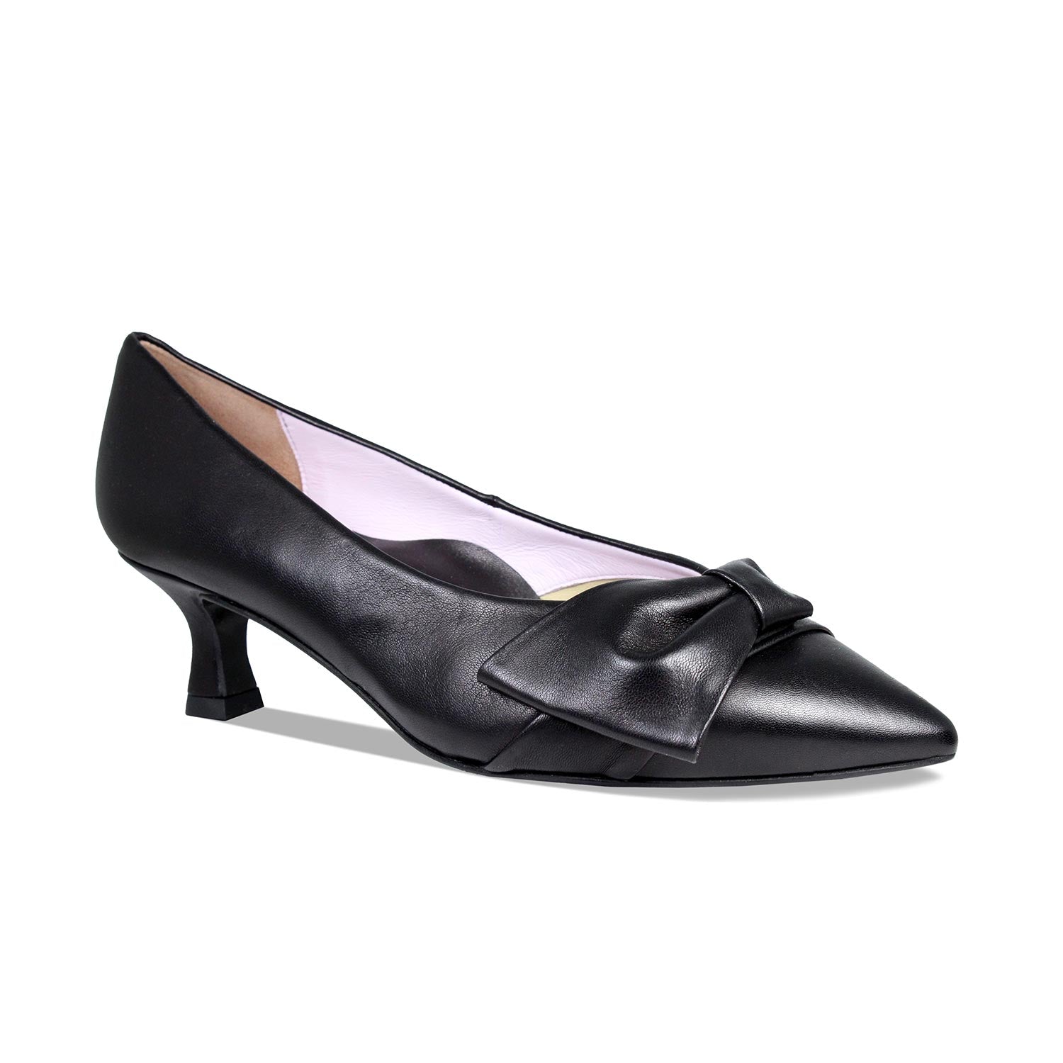 Keira: Black Leather Shoes Sole Bliss