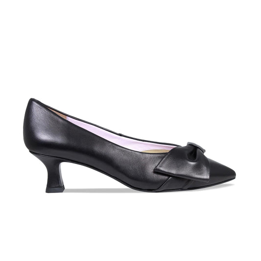 Keira: Black Leather Shoes Sole Bliss