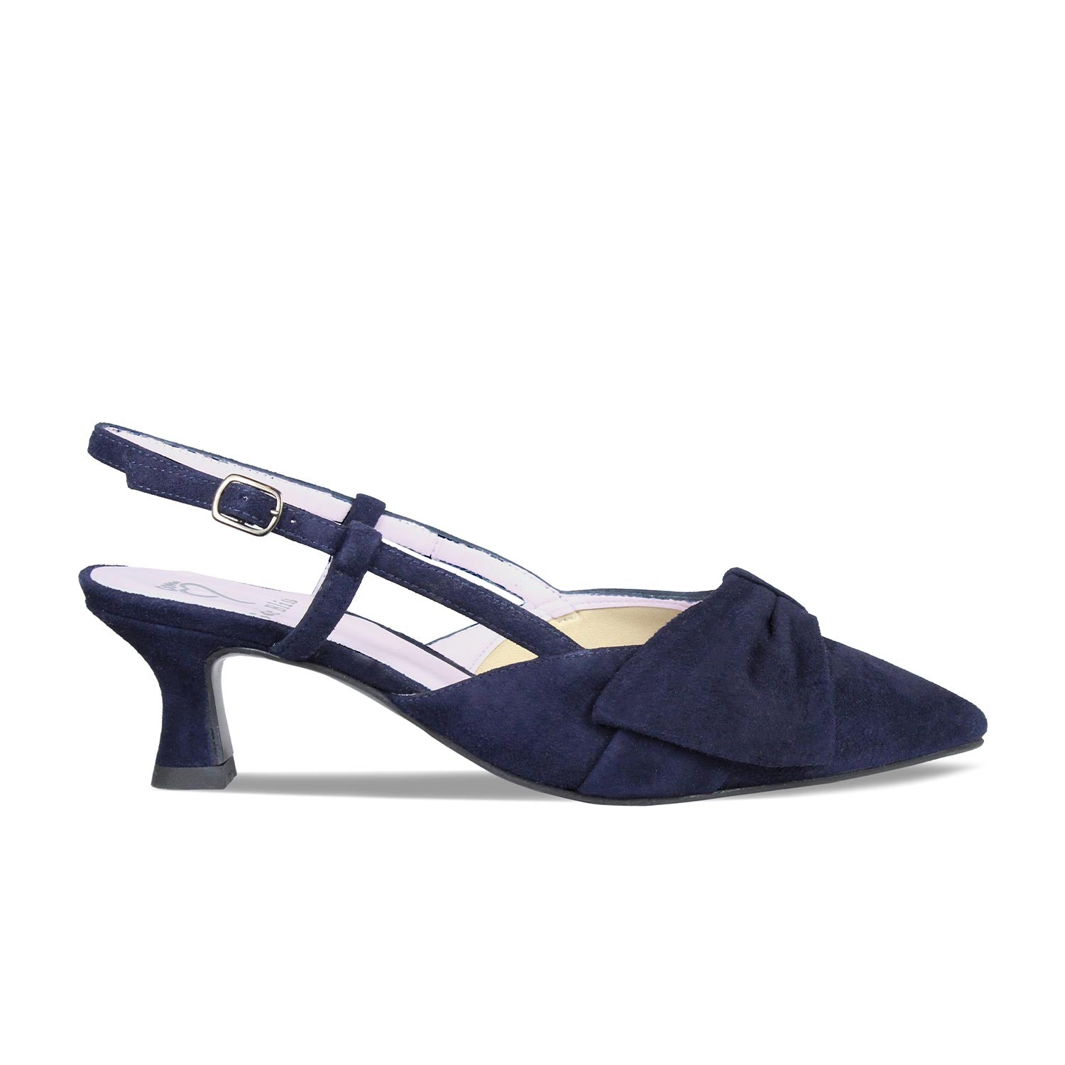 Kennedy: Navy Suede Shoes Sole Bliss