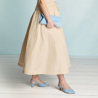 Kennedy: Pastel Blue Suede Shoes Sole Bliss