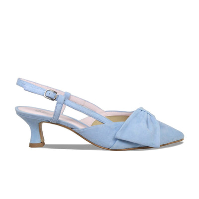Kennedy: Pastel Blue Suede Shoes Sole Bliss