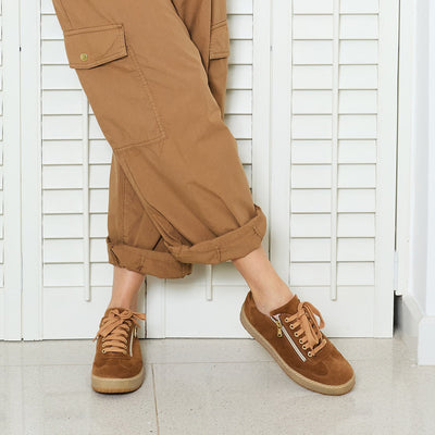 Kit: Tan Suede Shoes Sole Bliss