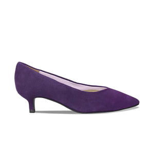 Kitty: Purple Suede Shoes Sole Bliss