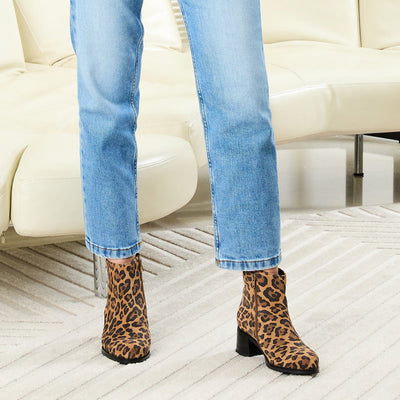 Zen: Luxe Leopard Suede Boots Sole Bliss
