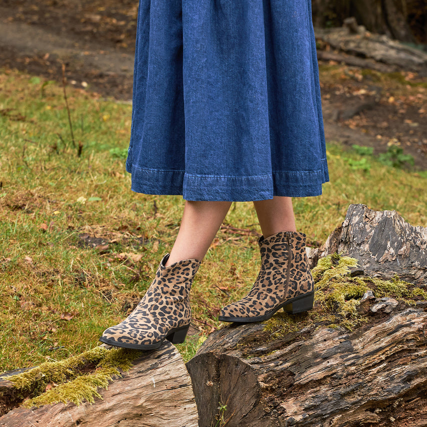 Montana: Luxe Leopard Suede Boots Sole Bliss