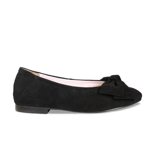 Lola: Black Suede Shoes Sole Bliss