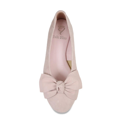 Lola: Blush Suede Shoes Sole Bliss