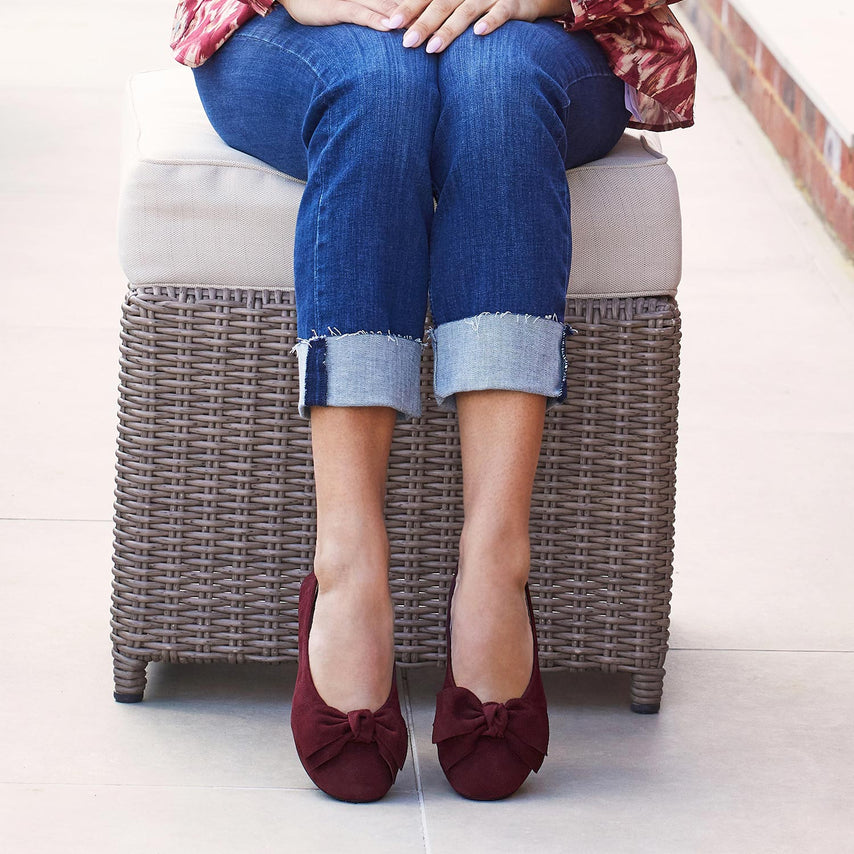 Lola: Plum Suede Shoes Sole Bliss