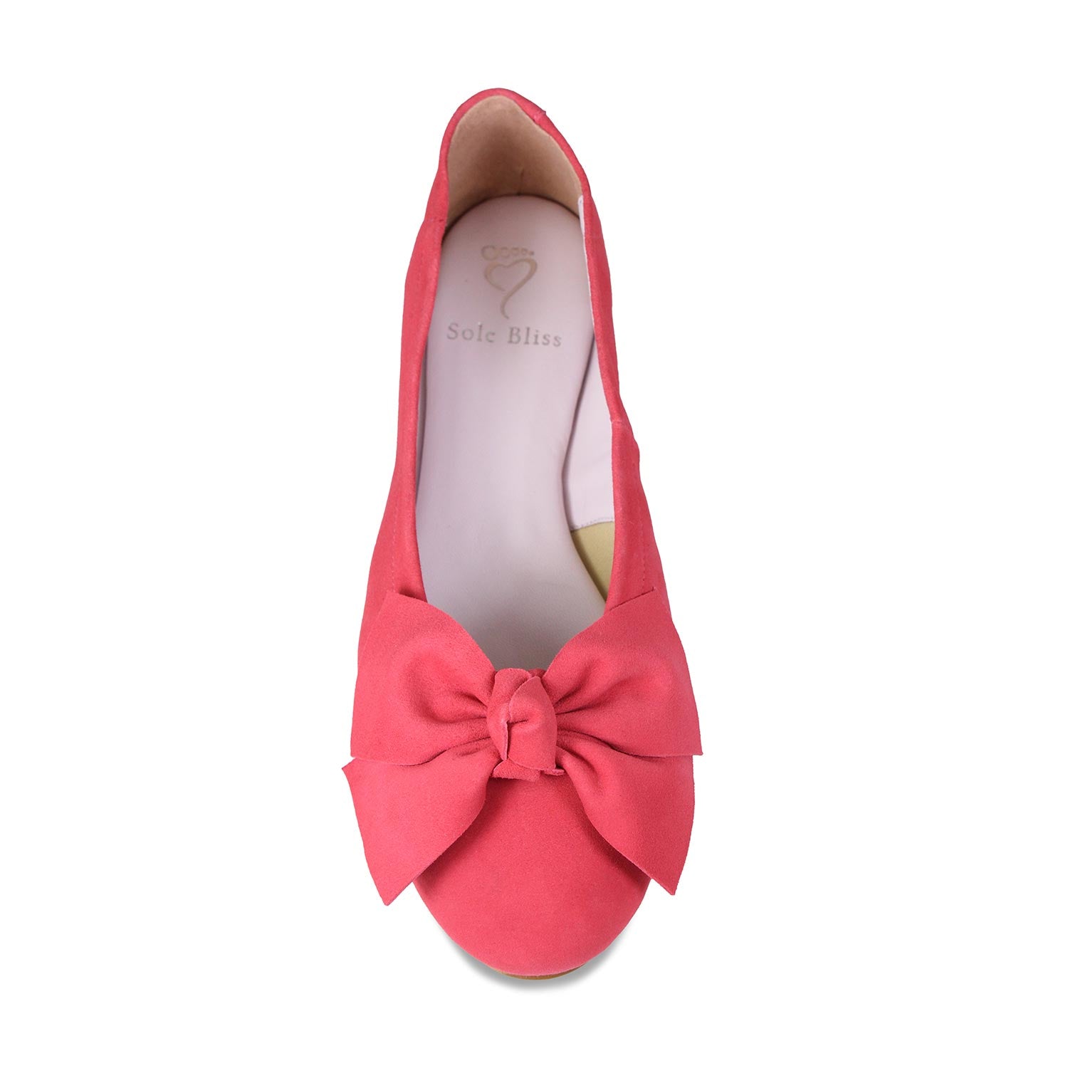 Lola: Coral Suede Shoes Sole Bliss