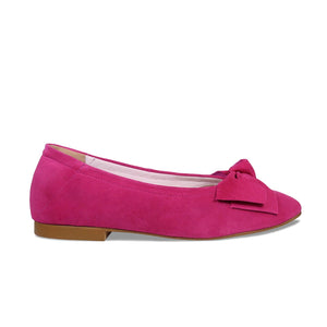 Lola: Hot Pink Suede Shoes Sole Bliss