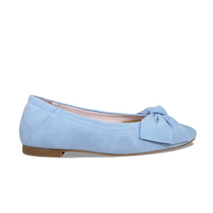 Lola: Pastel Blue Suede Shoes Sole Bliss