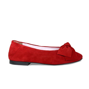 Lola: Red Suede Shoes Sole Bliss